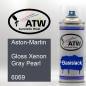 Preview: Aston-Martin, Gloss Xenon Gray Pearl, 6069: 400ml Sprühdose, von ATW Autoteile West.